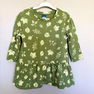 Old Navy 18-24 mos, beautiful sage green print, ruffle waist